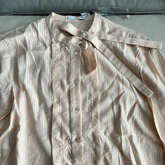 Mango Women’s Tie Neck Blouse - EU Size S / US Size 4 - Picture 3 of 8